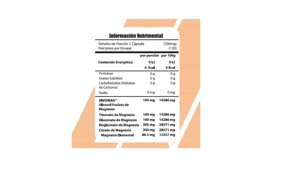 Meta Nutrition Magnesium Complex 5 | 120 Cápsulas