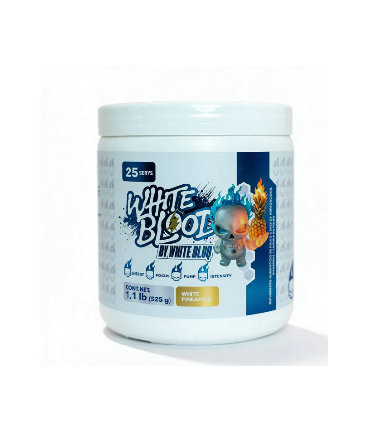 White Blood Pre-Workout | 25 Servicios | Essentials