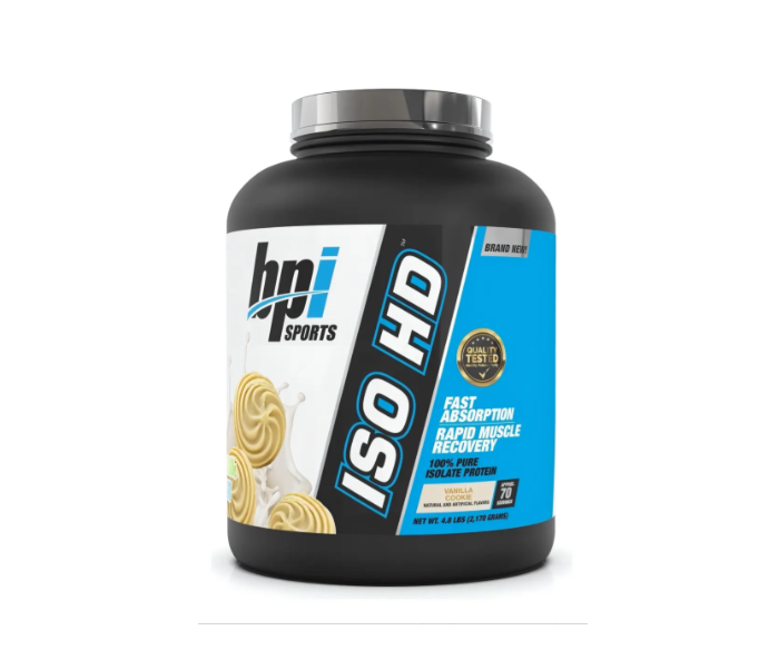 ISO HD BPI 5 LB 69 SERV --  Suplemento Proteico para Regeneración Muscular y Energía Rápida Sin Azúcares ni Grasas