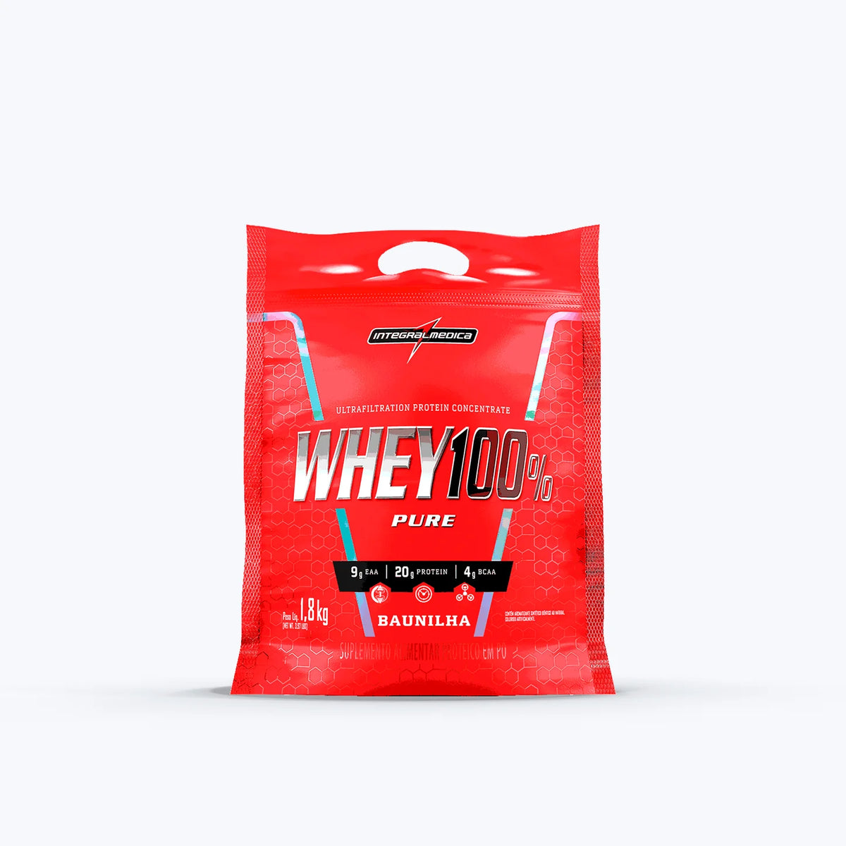 WHEY 100% PURE 1.8 KG INTEGRALMEDICA  | PROTEÍNA DE SUERO COSTAL