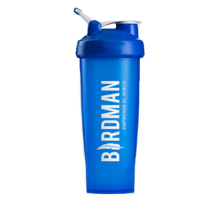 Birdman Shaker Azul | 600 ml | Vaso Mezclador Libre de BPA