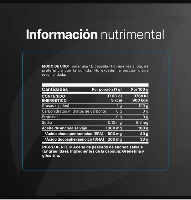 B Life Omega 3 Platinum | 1000 mg | 180 Cápsulas