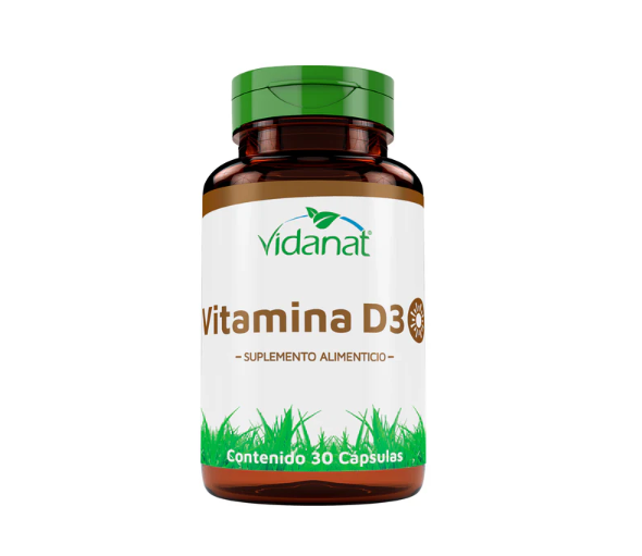 Vidanat Vitamina D3 | 30 Cápsulas