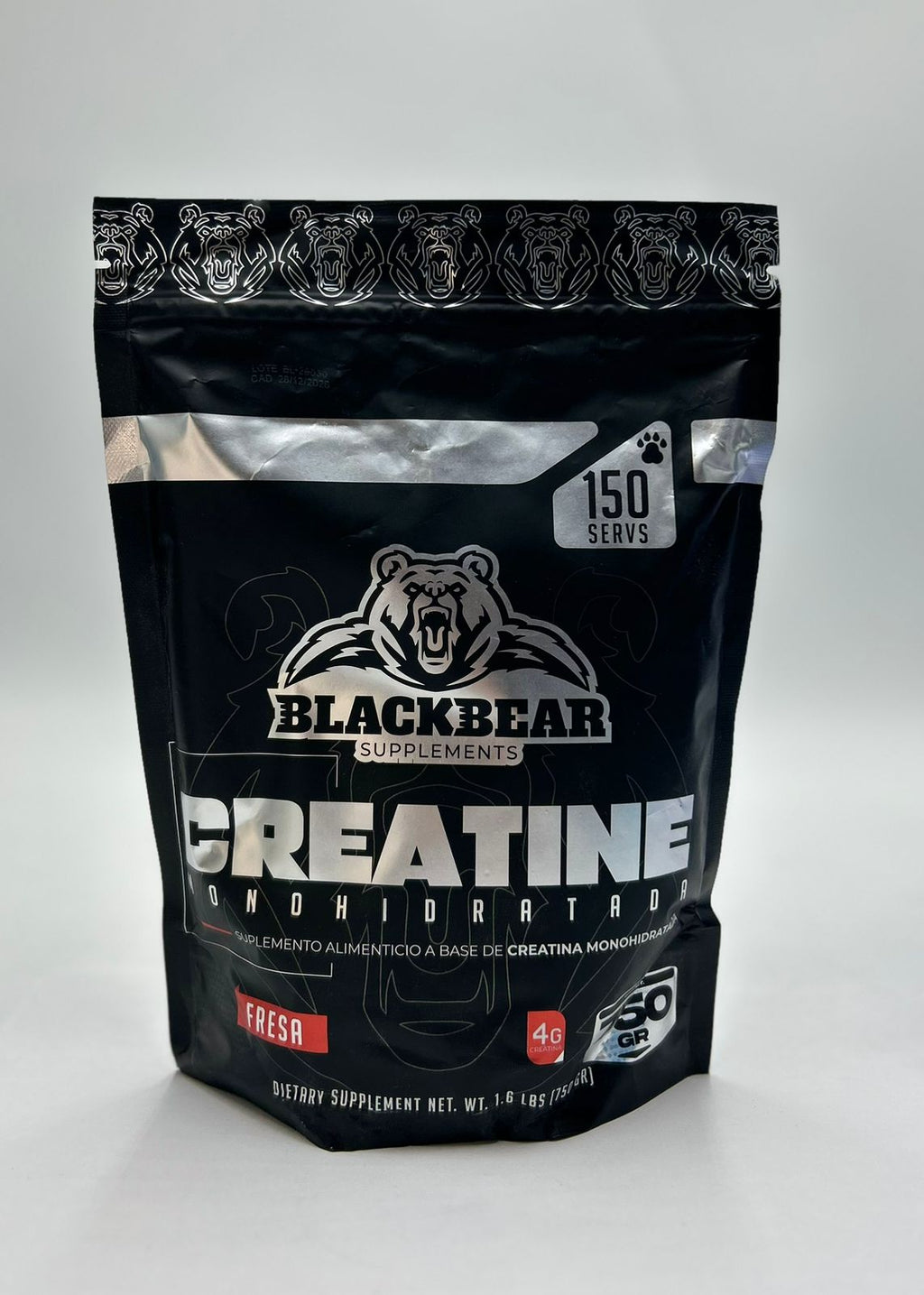 Creatina BlackBear | 150 Servicios | Mango