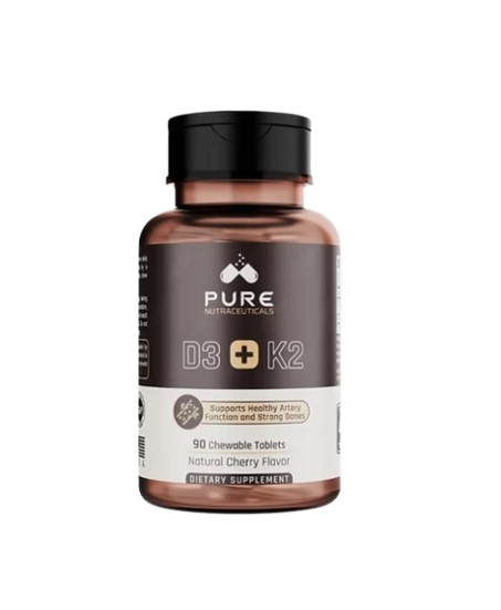 Pure Nutraceuticals Vitamina D3 + K2 | 90 Tabletas | Cherry - imagen 5