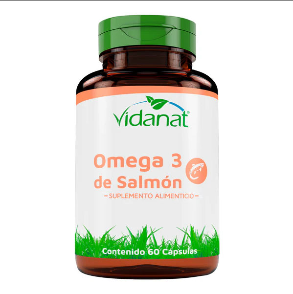 Vidanat Omega 3 de Salmón | 60 Cápsulas | Aceite de Salmón