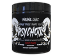 Psychotic Black 35 Servings Insane Labz Suplemento Pre-Entrenamiento con Menos Cafeína para Energía y Fuerza